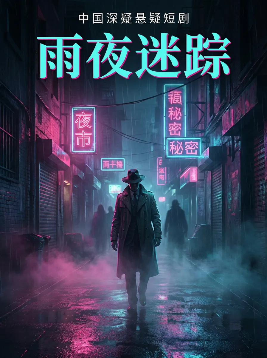 涩涩的网站图片 悬疑追踪短剧 - 雨夜迷踪海报